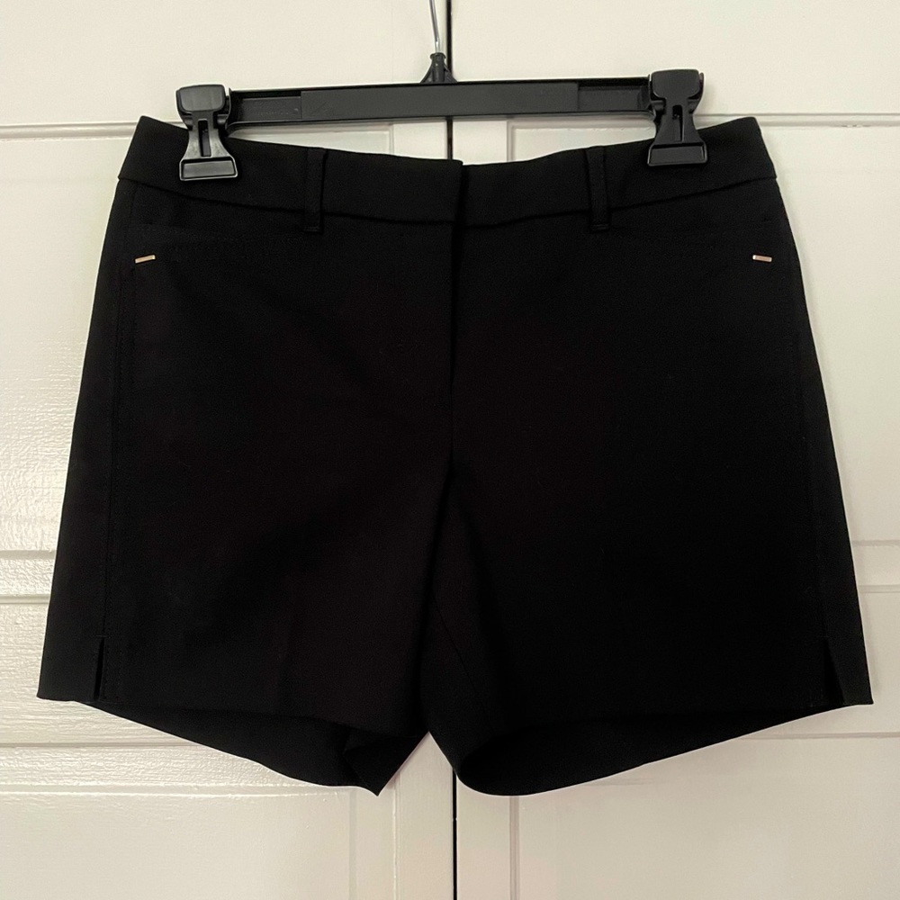 White House Black Market Tailored Black Shorts